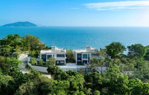 香港岚玥别墅，前迎一线海景，视野开扬广阔