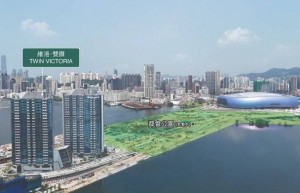 香港九龙区啟德跑道区高端住宅小区维港双钻 Twin Victoria单日沽出5套