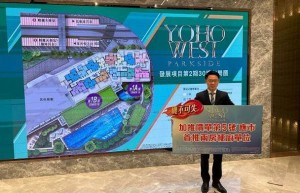 香港天水围轻铁天荣站楼盘第2期YOHO WEST PARKSIDE推出第3批户型单位