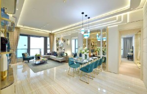 香港西九龙现楼维港汇Grand Victoria精品推荐两房至四房户型，坐拥维港靓景